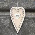 Special Daughter Cream Leaf Heart - East Of India