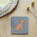 Cocker spaniel golden coaster by sweet William designs 