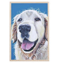 Golden Retriever Wooden Postcard - The Wooden Postcard Company
