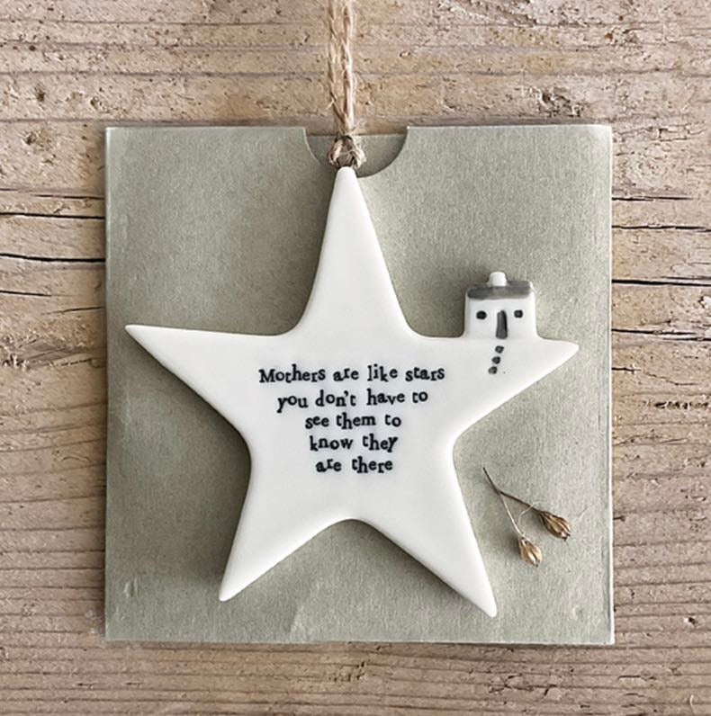 ‘Mothers Are Like Stars’ Hanging Star - East Of India