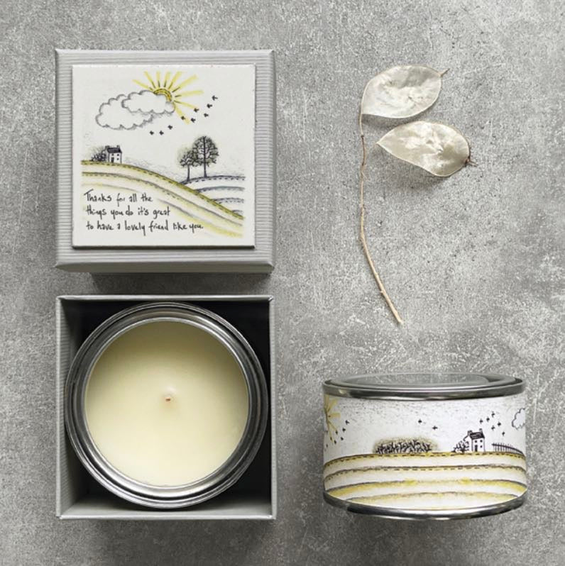 'Thanks For All The Things' Boxed Candle - East of India