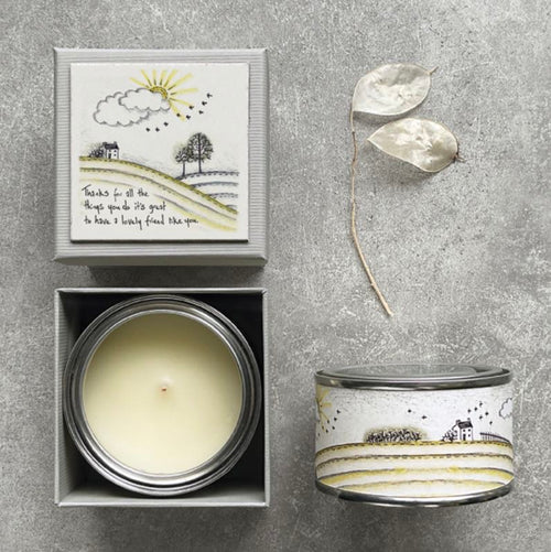'Thanks For All The Things' Boxed Candle - East of India