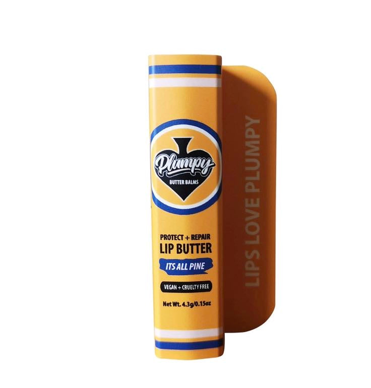 Pineapple lip balm stick by plumpy vegan and natural
