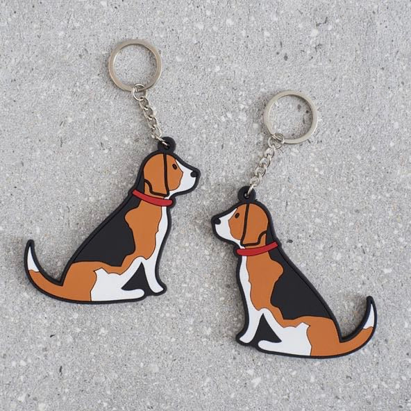 Beagle Keyring - Sweet William