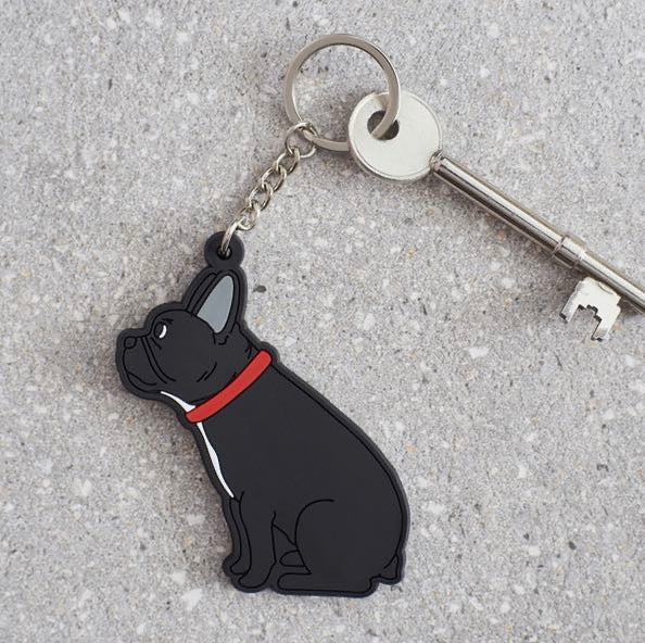 French bulldog keyring by sweet William designs
