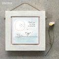 Thank you for being amazing hanging wooden plaque east of India 