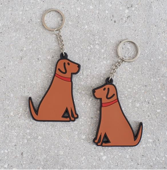 Fox Red Labrador Keyring - Sweet William