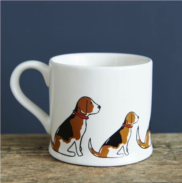 Beagle mug sweet William designs 