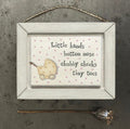 Little Hands Wooden Baby Plaque - East Of India