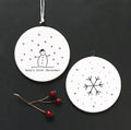 Baby's First Christmas Porcelain Bauble - East Of India