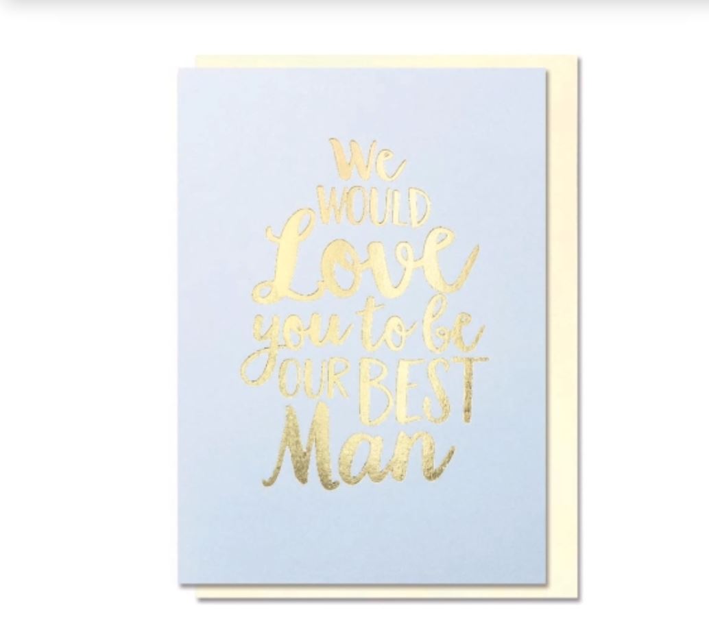 Be Our Best Man Card