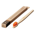 Beech Wood Toothbrush 100% Plant Based - Eco Living (Orange)