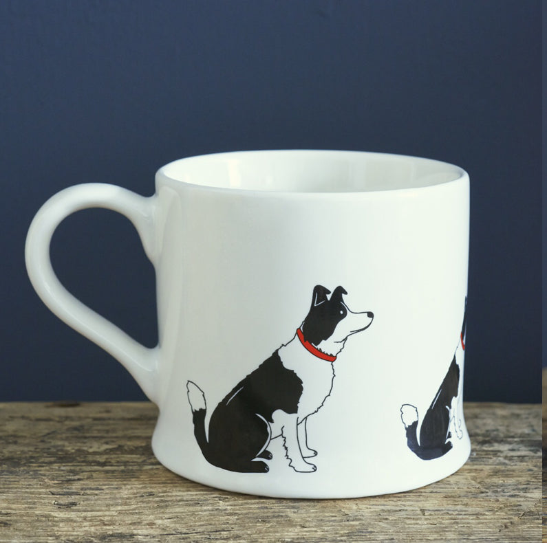 Border Collie Mug - Sweet William Design
