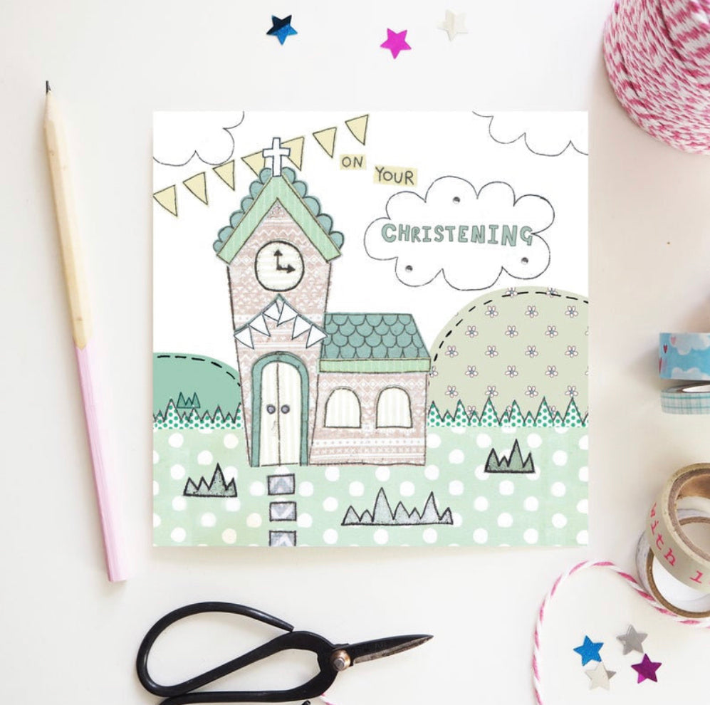 Christening card