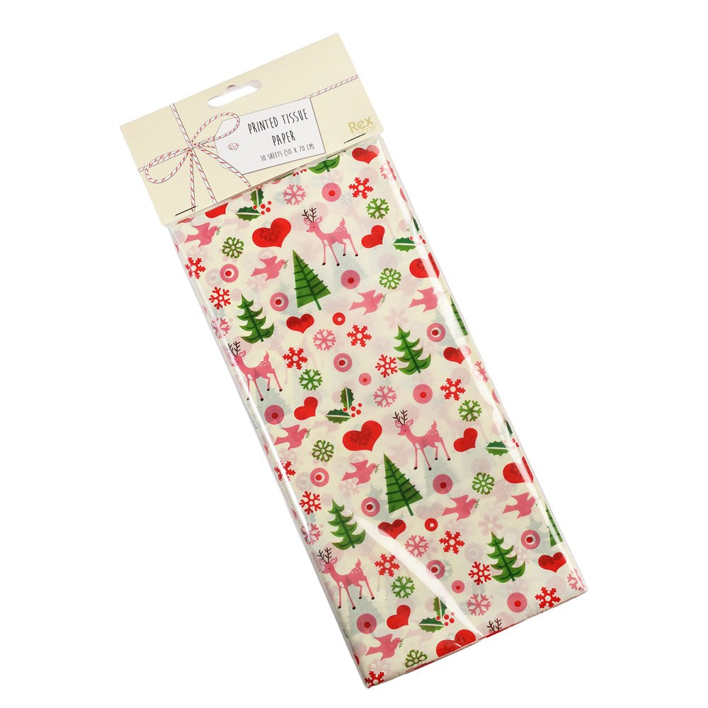 Christmas Tissue Paper - 10 sheets
