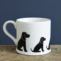 Cocker Spaniel Black Mug - Sweet William Design
