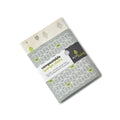 grey and white compostible cleaning cloths