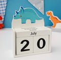Dinosaur Block Calendar