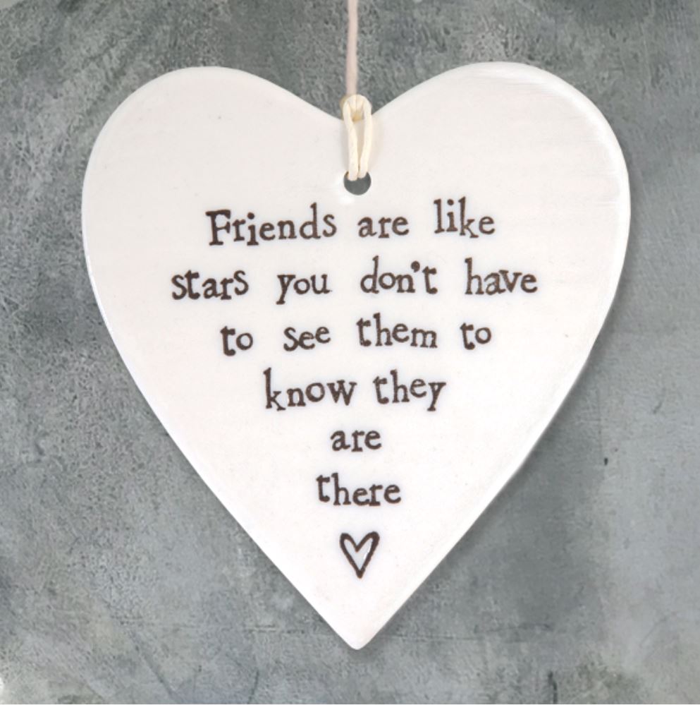 East of India ‘Friends are like Stars’ Hanging Heart