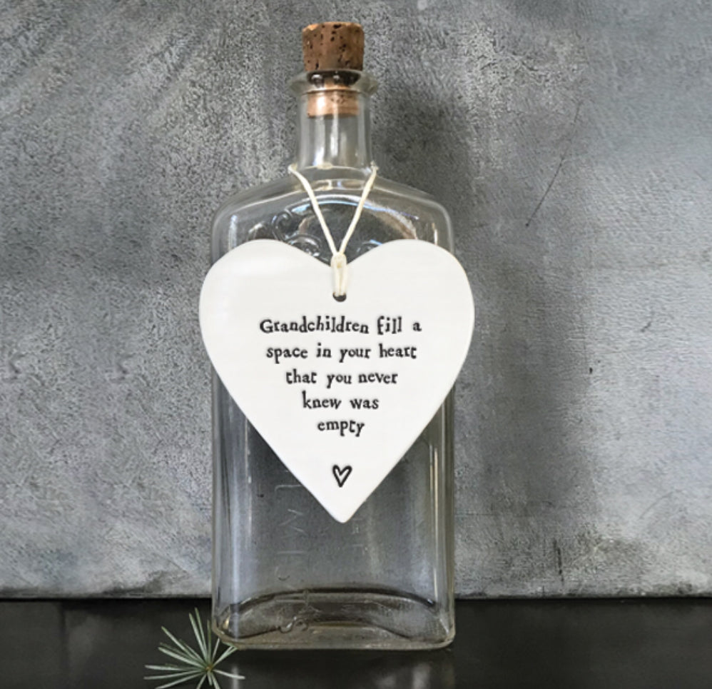 ‘Grandchildren’ Hanging Heart - East Of India