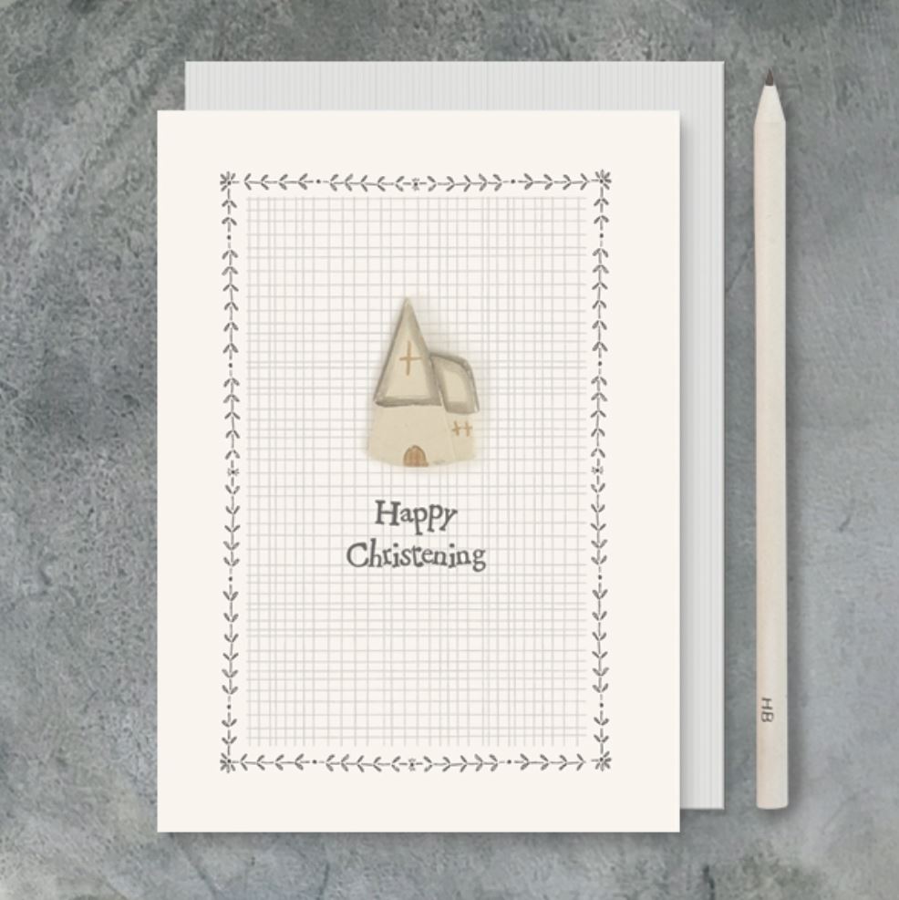 East of India christening card