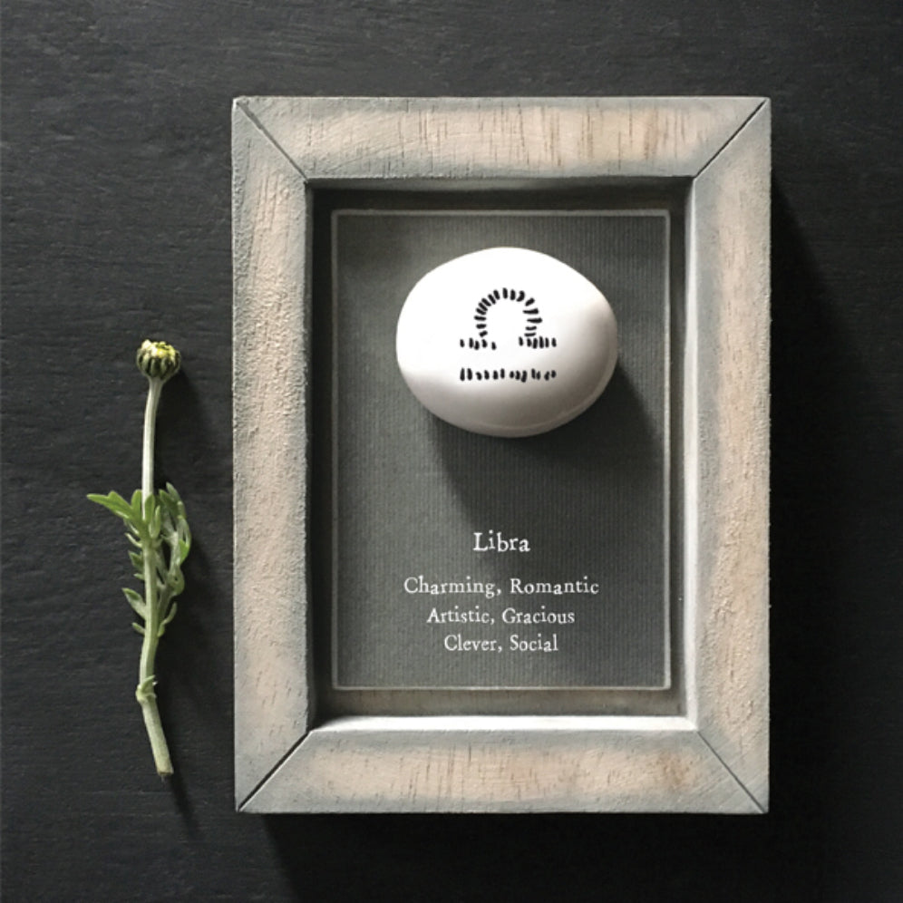 East Of India Libra Pebble Picture