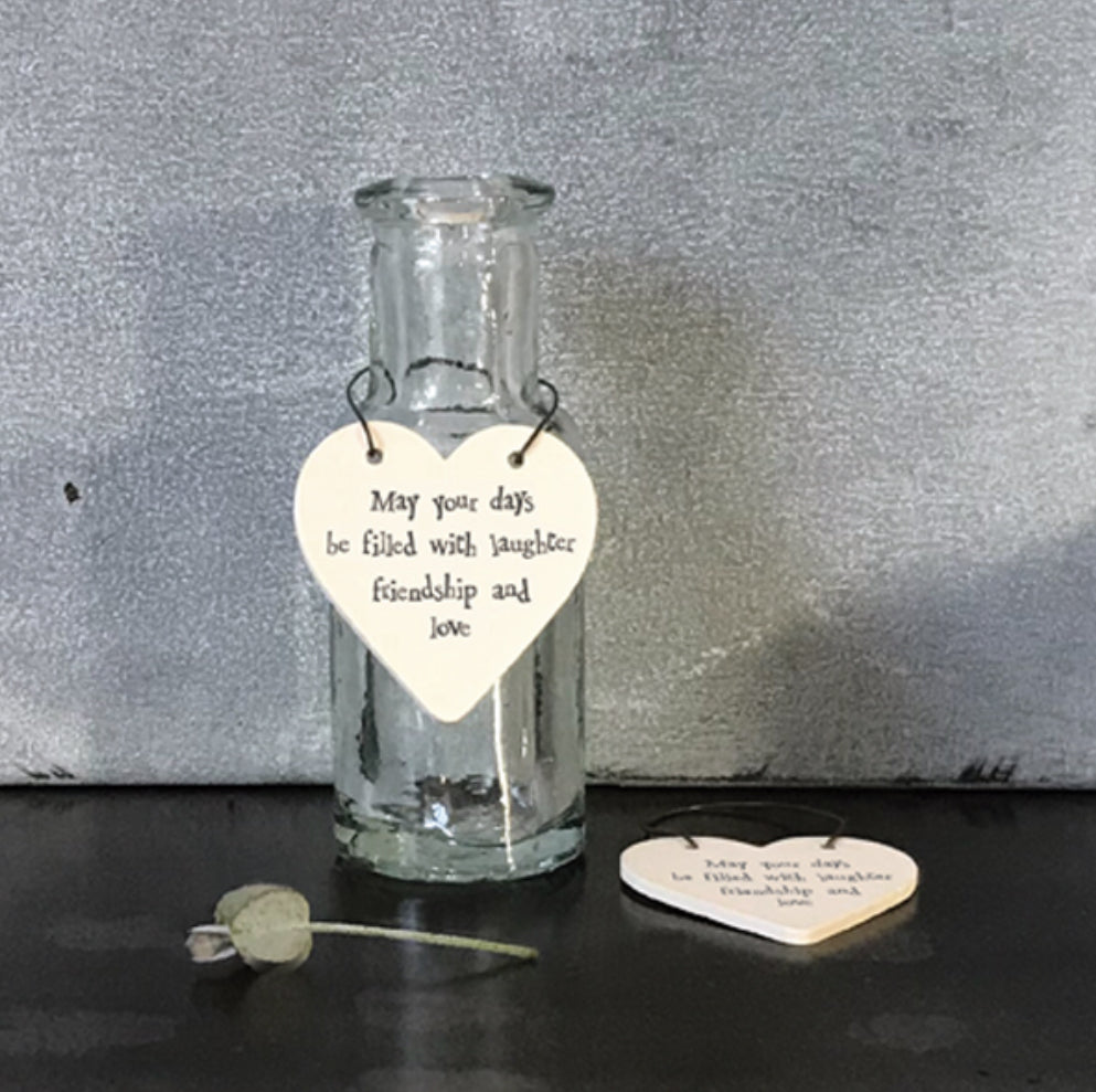 Days Be Filled Little Heart Sign - East Of India