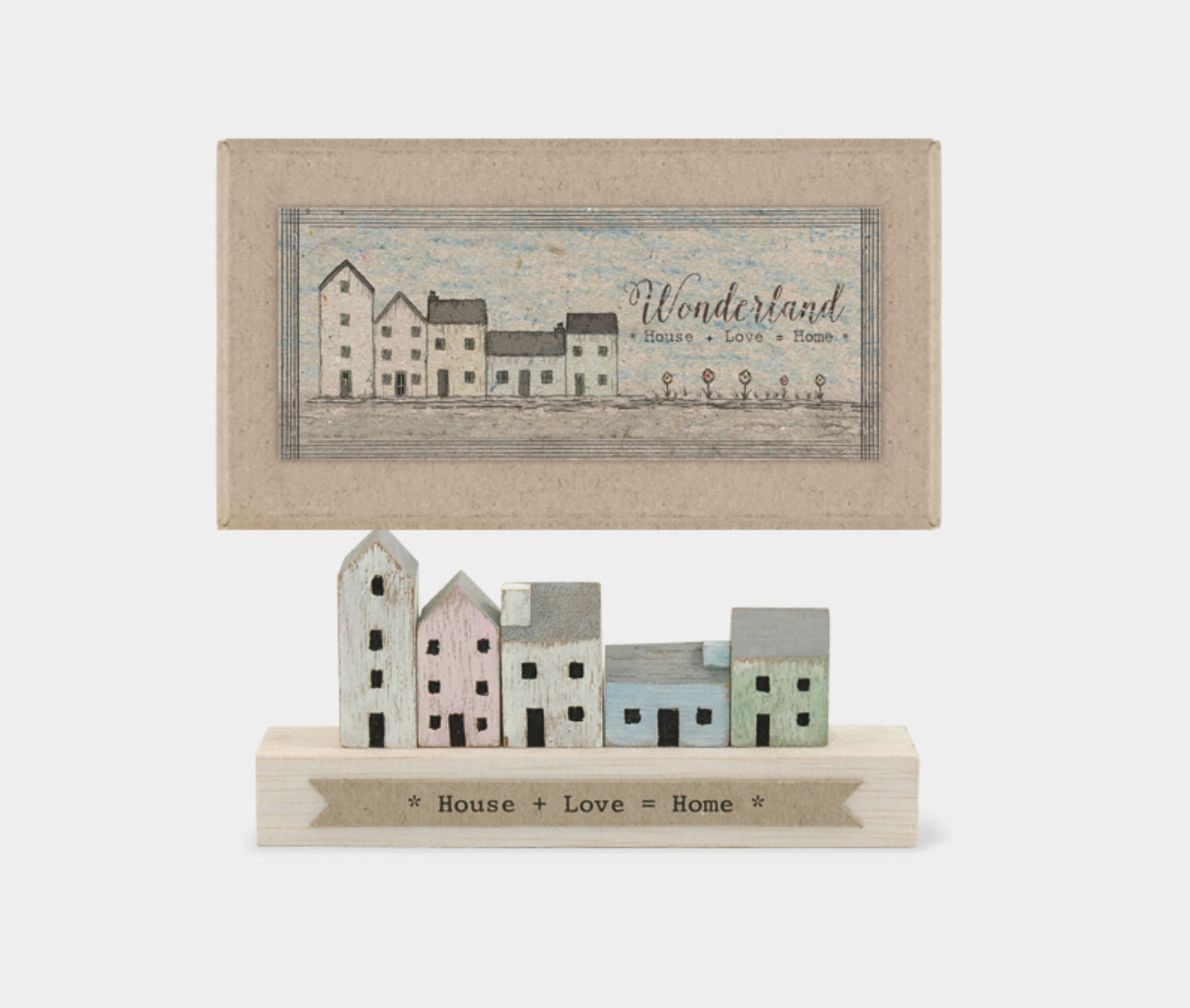 Little Street Wooden Scene - East Of India