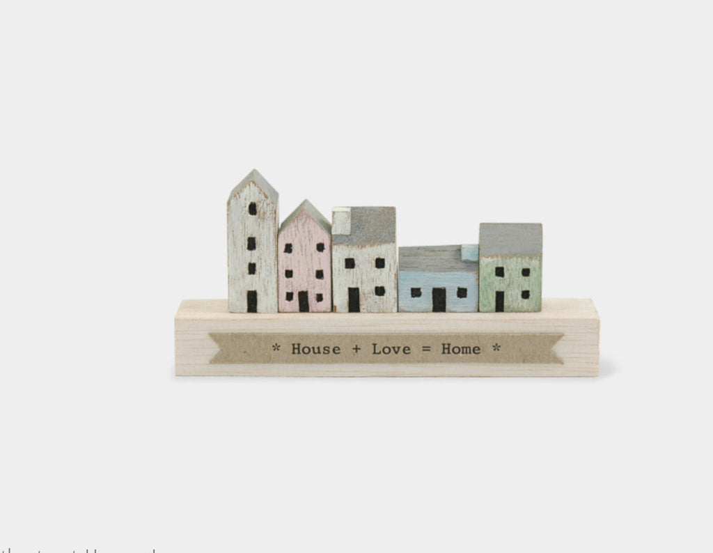 Little Street House & Love Wooden Scene - East Of India