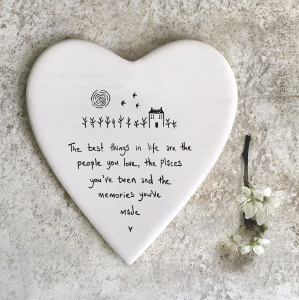 East of India ‘People, Places, Memories’ Porcelain Coaster