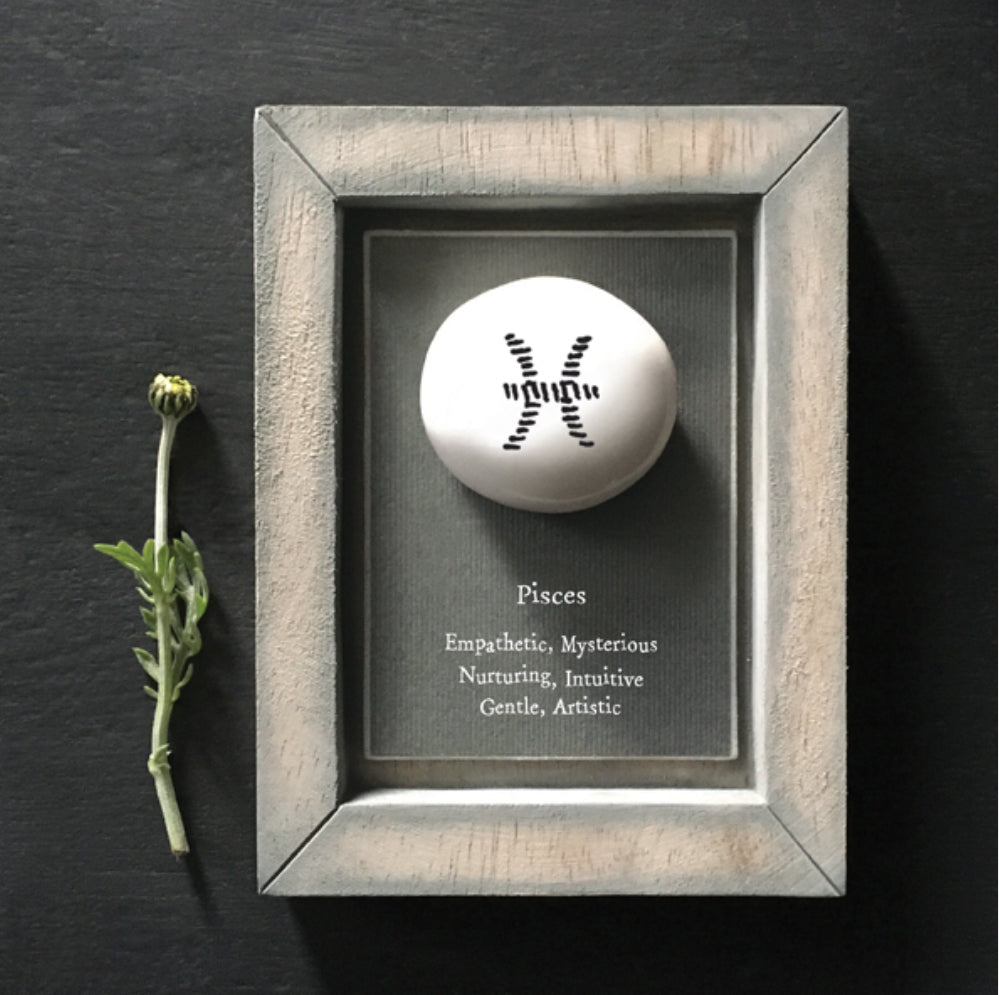 East Of India Pisces Pebble Picture
