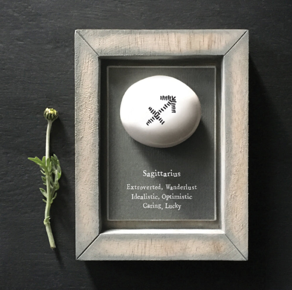 East Of India Sagittarius Pebble Picture