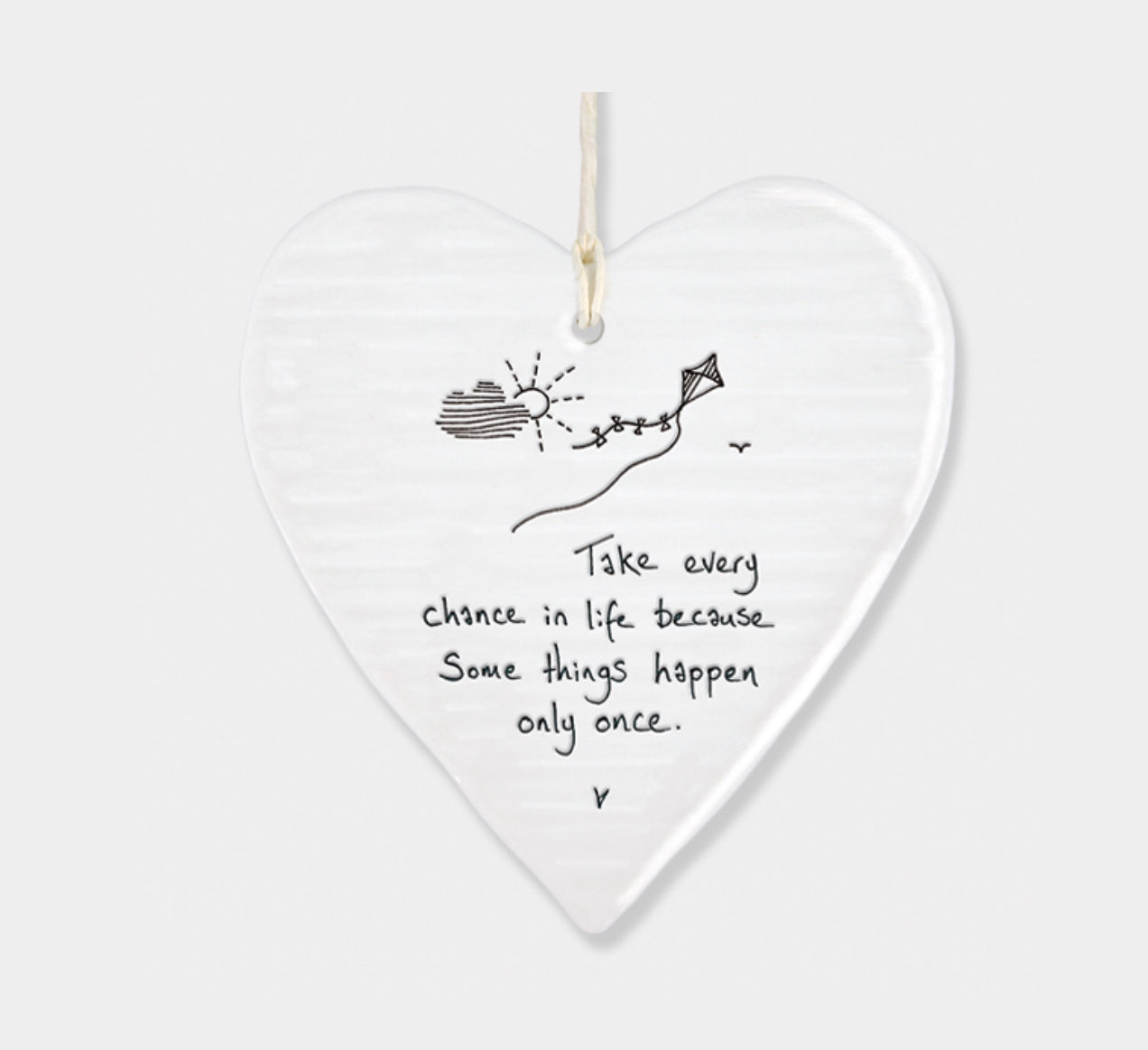 East of India ‘Take Every Chance’ Hanging Heart