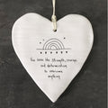 East of India ‘You Have Strength’ Hanging Heart