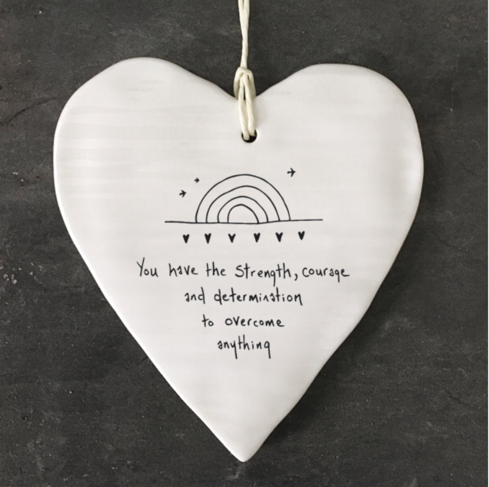 East of India ‘You Have Strength’ Hanging Heart