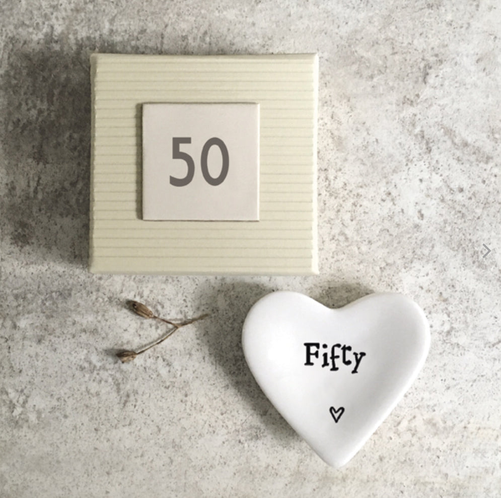 Fiftyboxed small  Heart Dish - East Of India