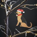 German shepherd Christmas tree decoration 