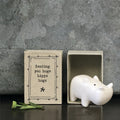 Sending you a huge hippo hug matchbox east of India 