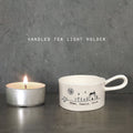 Home, Family, Love Handled Tea Light Holder - East Of India
