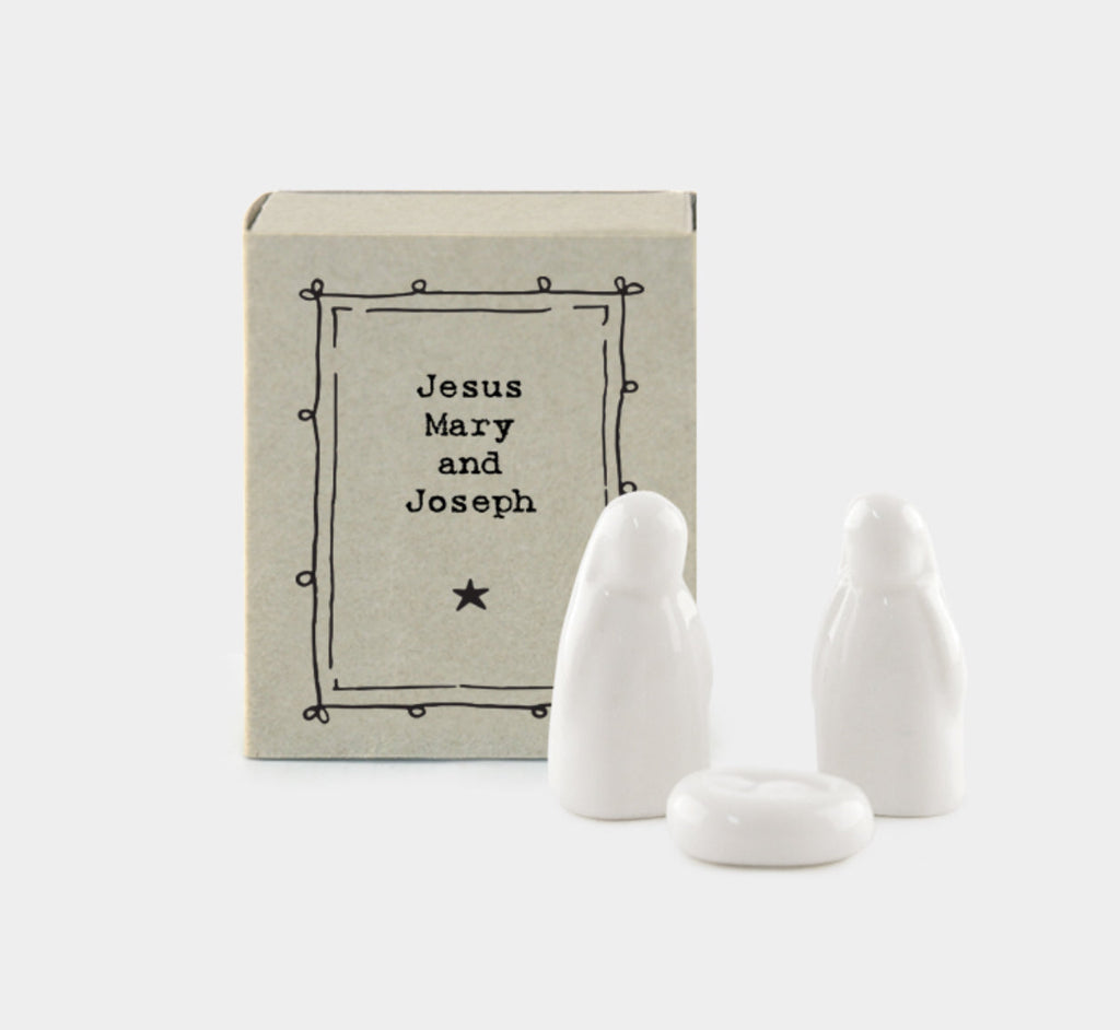 Matchbox Jesus, Mary and Joseph - East Of India