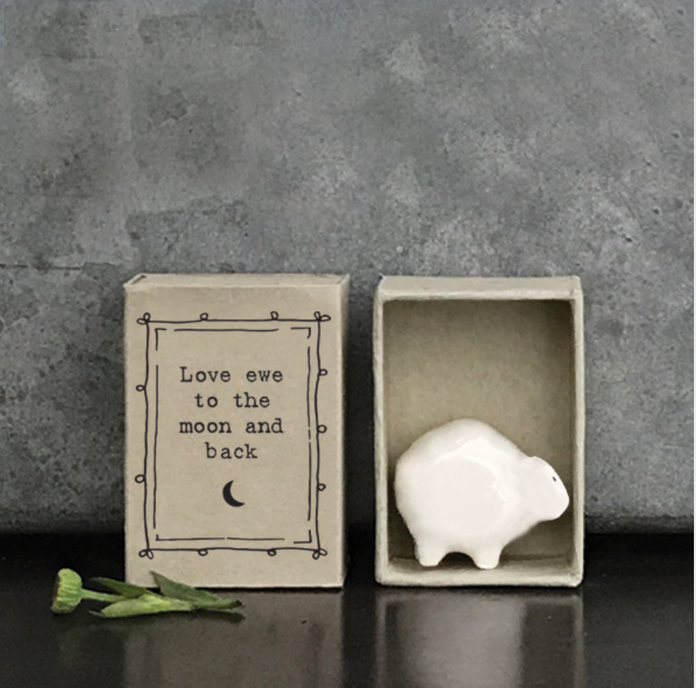 Matchbox sheep love ewe to the moon and back matchbox keepsake east of india