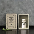 Sending you snowflakes kisses porcelain snowman east of India 
