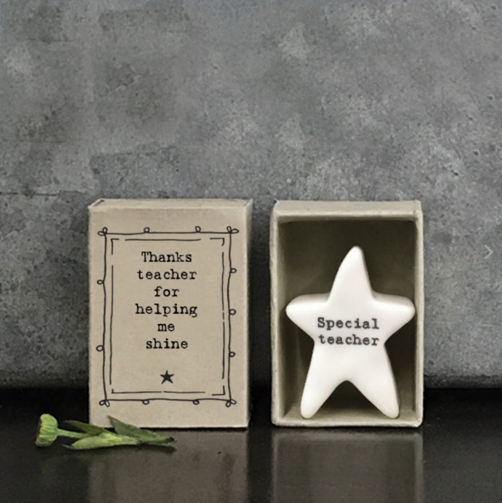 matchbox thanks teacher for being amazing