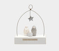 Nativity little town of Bethlehem decoration from east of India