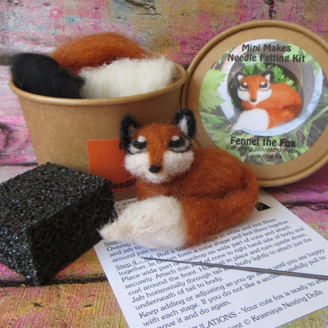 Needle Felting Kit - Fennel The Fox