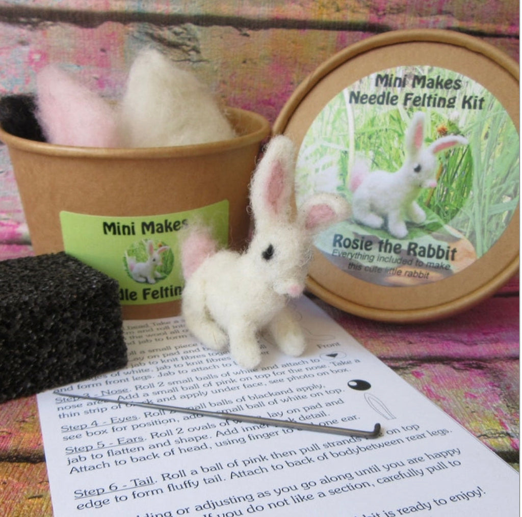 Needle Felting Kit - Rosie The Rabbit