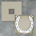 Porcelain Horseshoe 'Good Luck' - East Of India