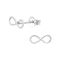 Sterling Silver Infinity Ear Studs