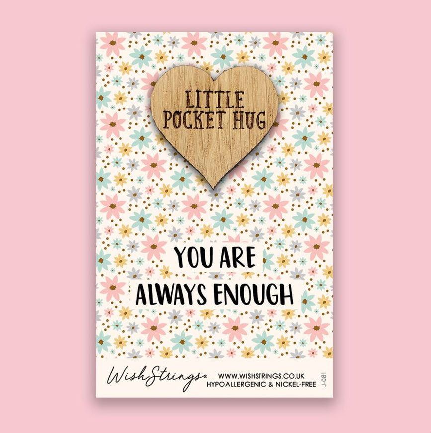 You Are Always Enough - Pocket Hug Keepsake Token - Wishstrings